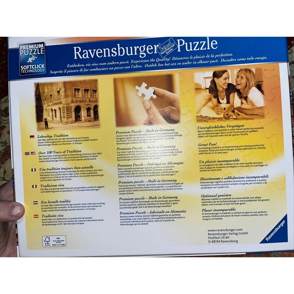 Ravensburger Dad's Shed 500 piece jigsaw puzzle large format 27x20